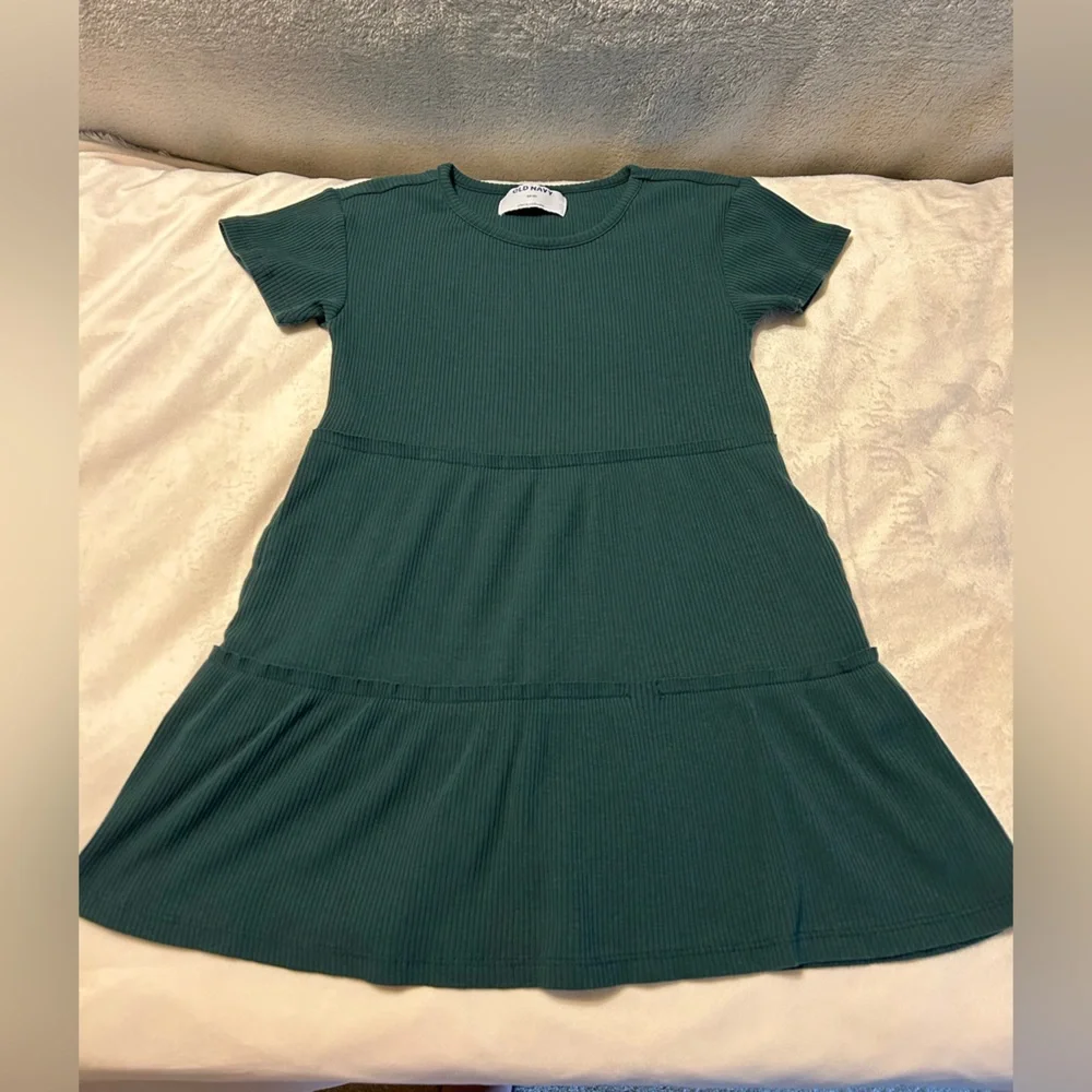 Old Navy Rib-Knit Short Sleeve Tiered Dress - Lot of 2